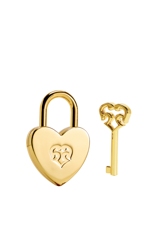 Beersister Heart Padlock Pendant