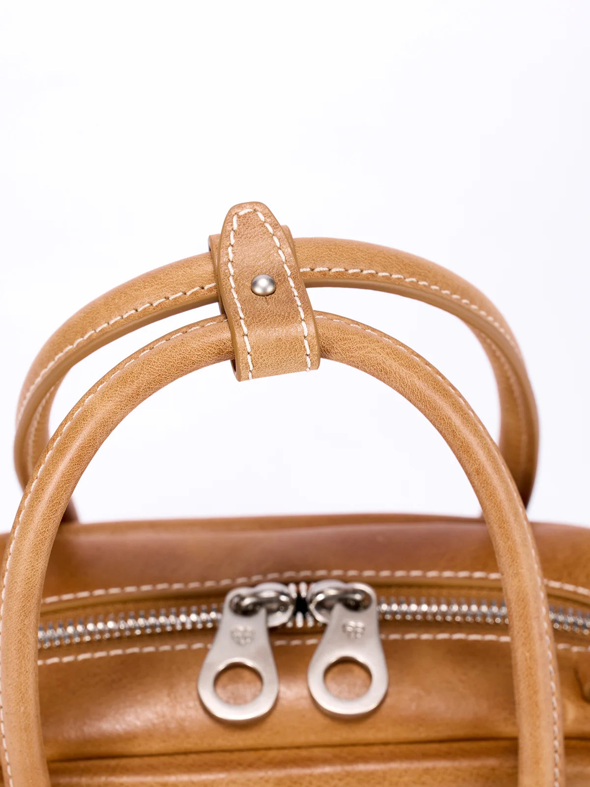 Beersister Waxed Cowhide Mini Boston Bag