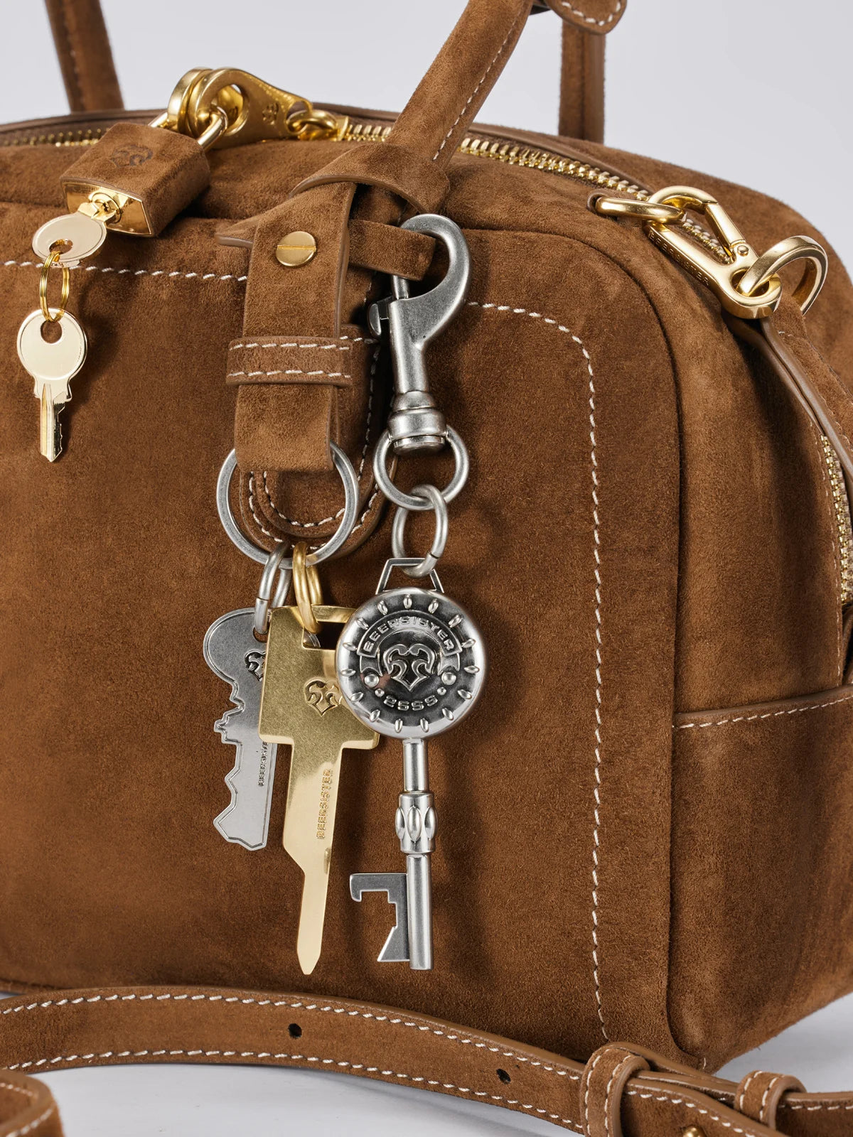 Beersister Key Bottle Opener Bag Charm