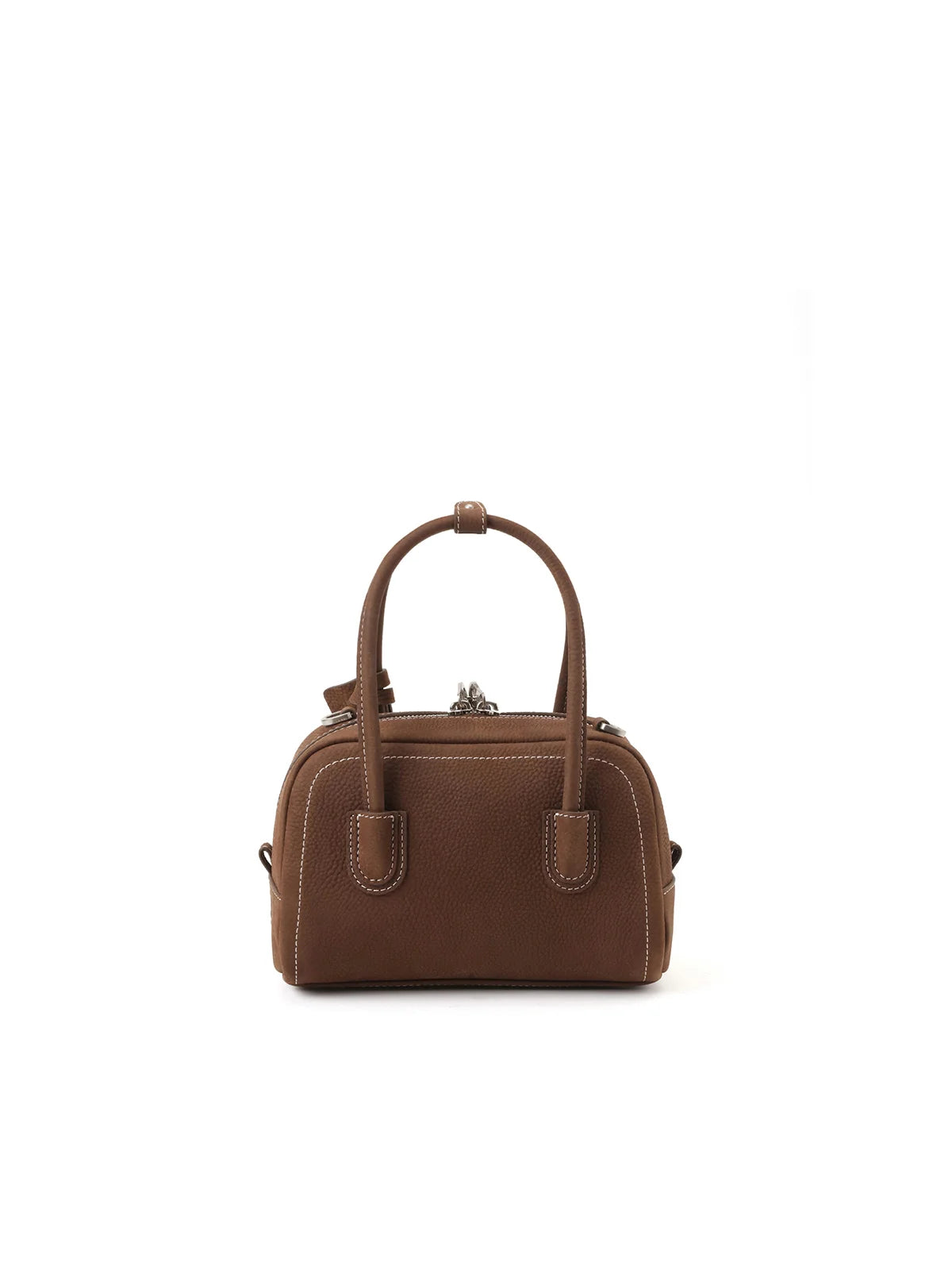 Beersister Suede-finished Cowhide Mini Boston Bag