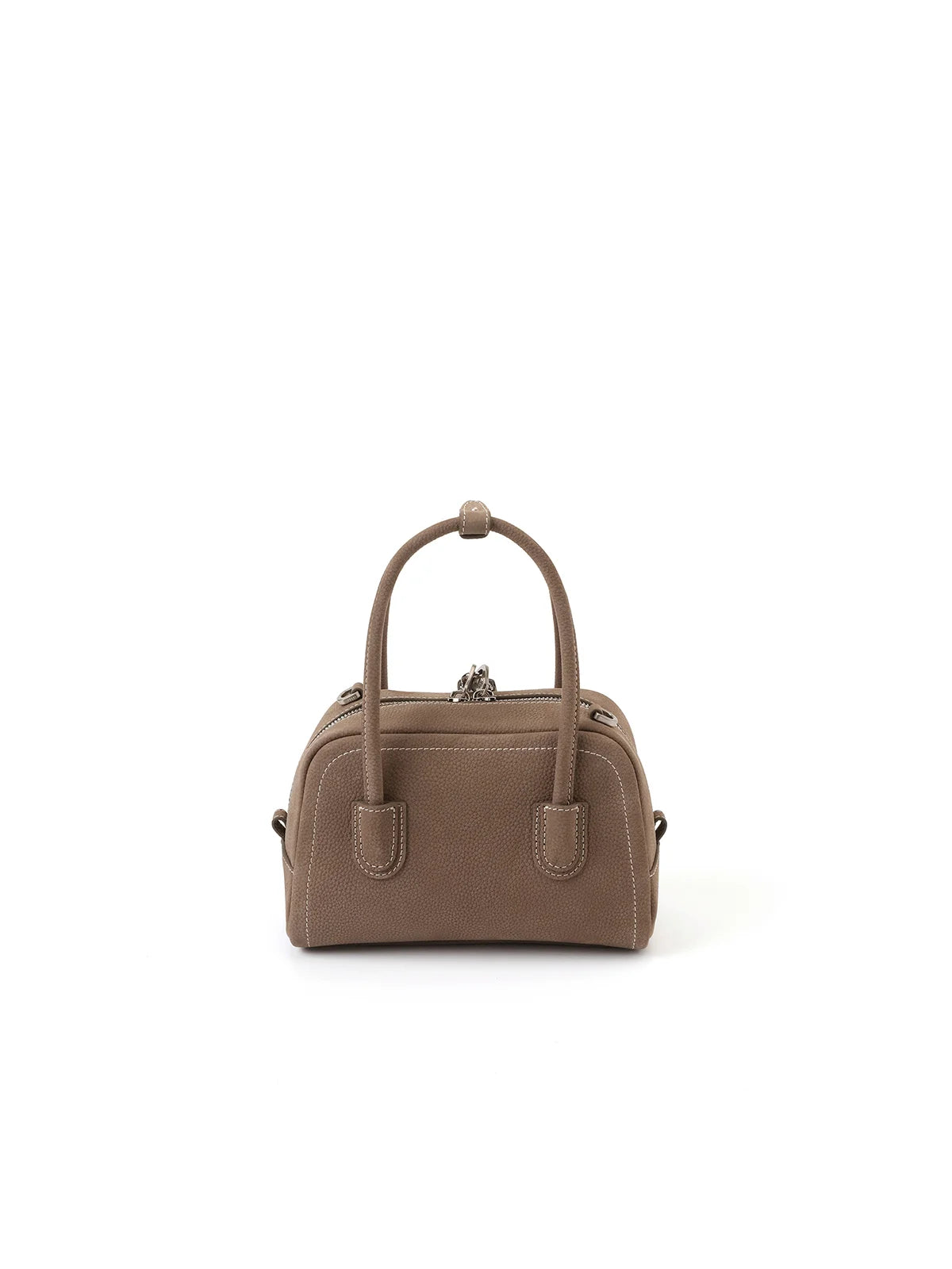Beersister Suede-finished Cowhide Mini Boston Bag