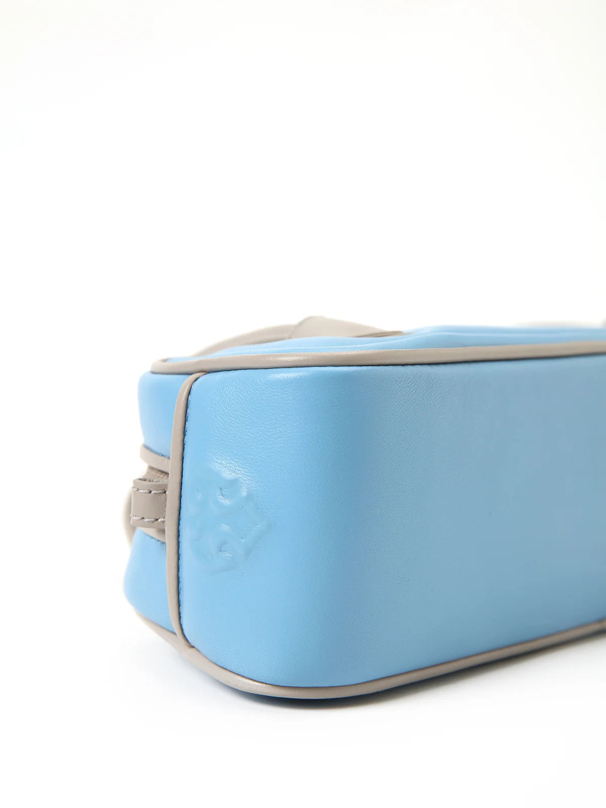 Beersister Two-Tone Lambskin Mini Baguette Bag