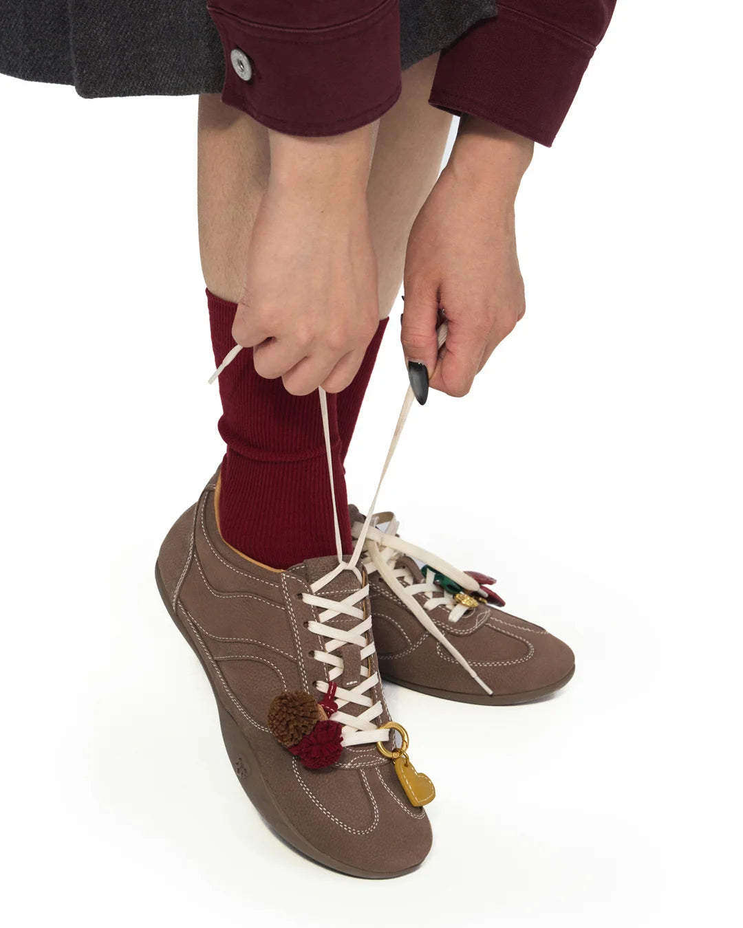 Beersister Top-grain Cowhide German Army Trainers