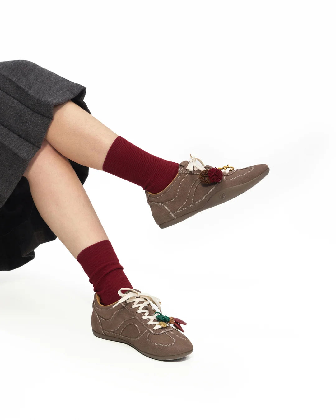 Beersister Top-grain Cowhide German Army Trainers