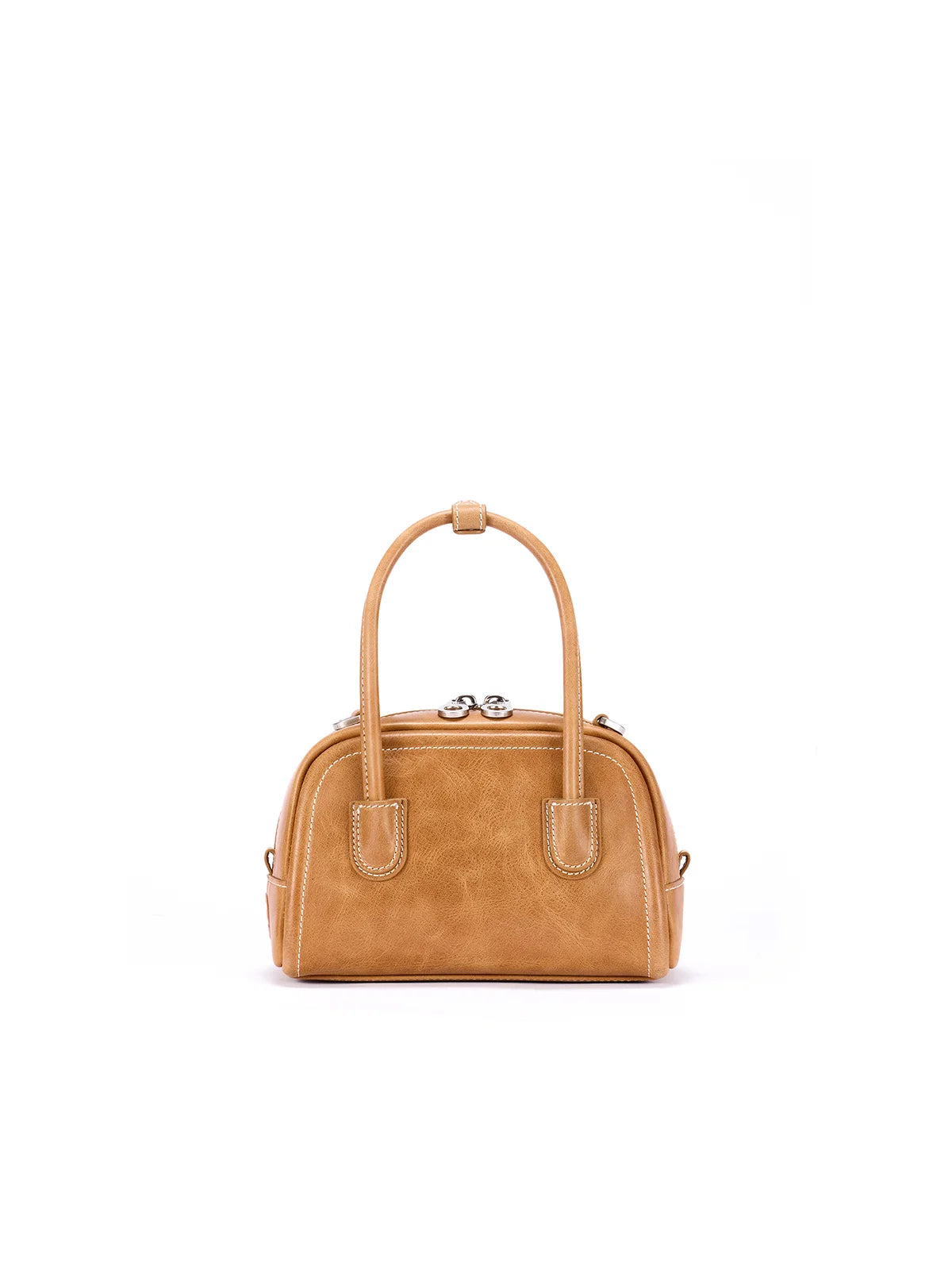 Beersister Waxed Cowhide Mini Boston Bag