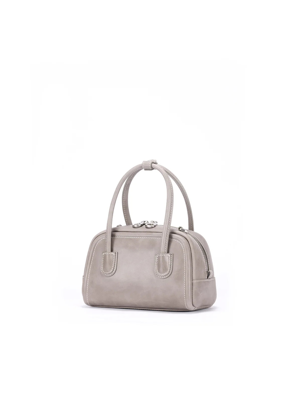 Beersister Waxed Cowhide Mini Boston Bag