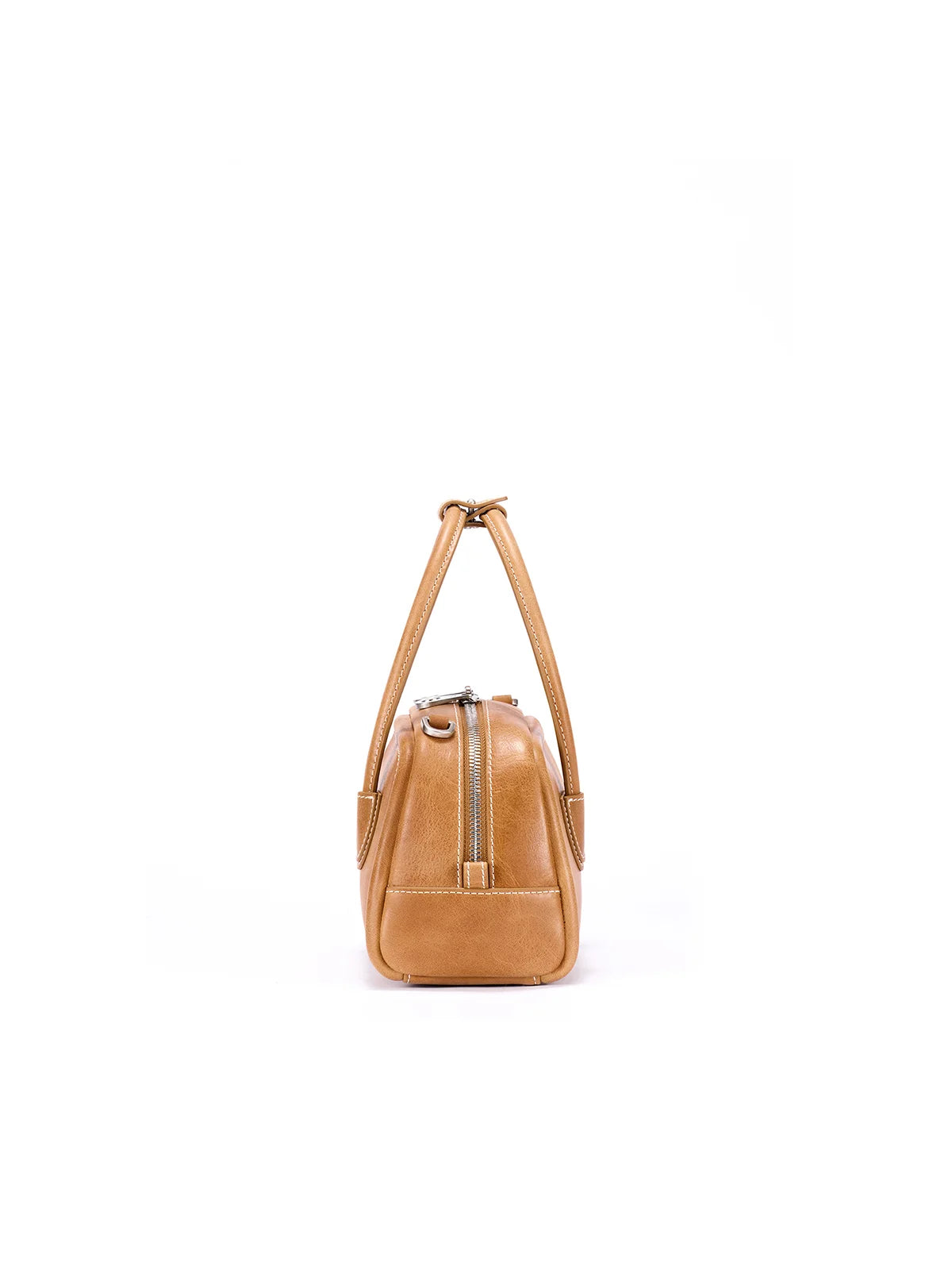 Beersister Waxed Cowhide Mini Boston Bag