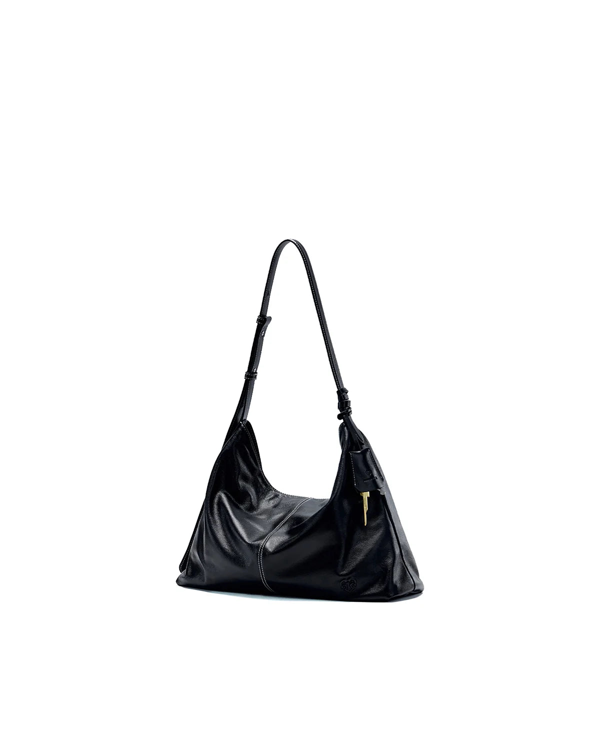 Beersister Thin-Strap Waxed Leather HOBO Bag