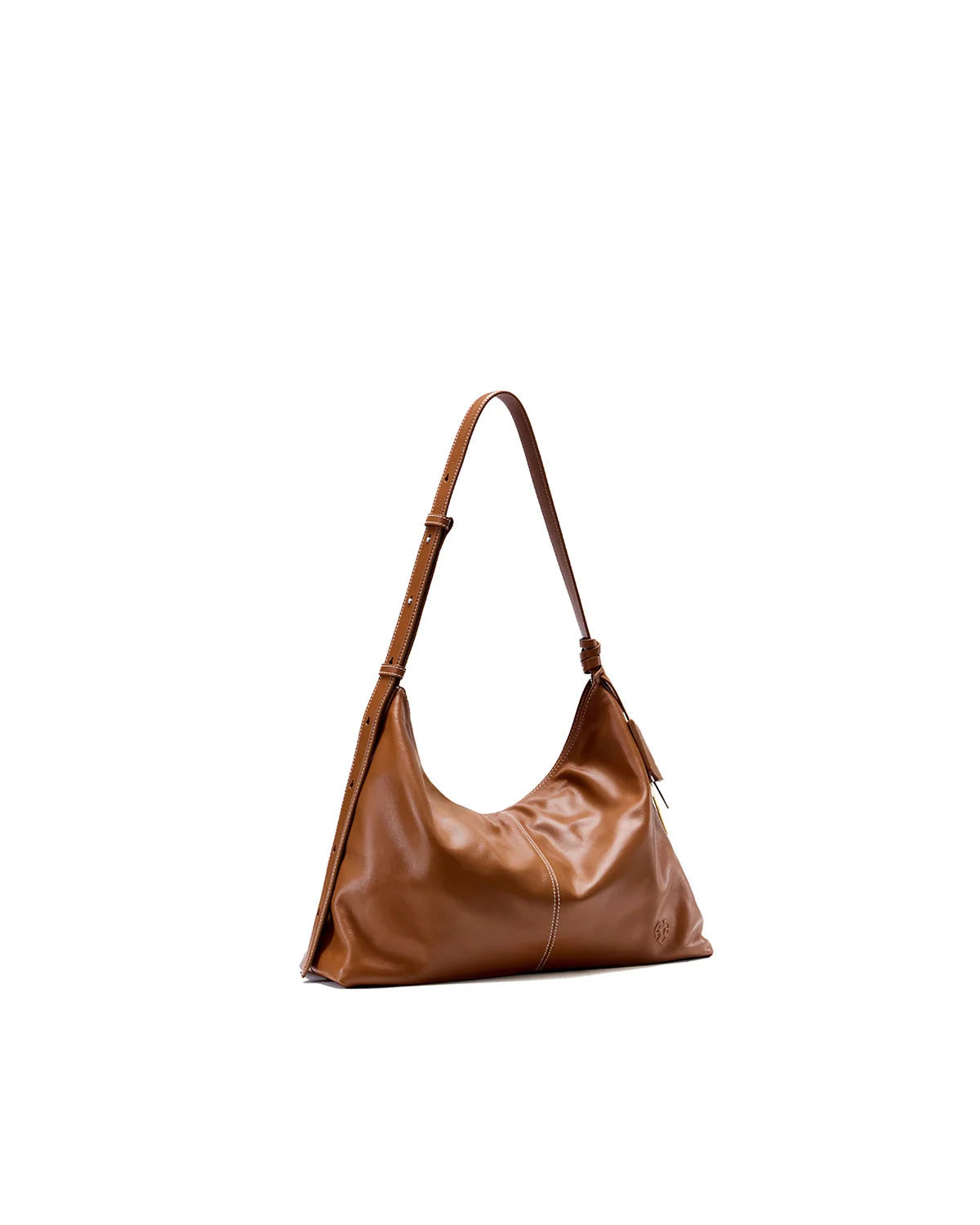 Beersister Thin-Strap Waxed Leather HOBO Bag
