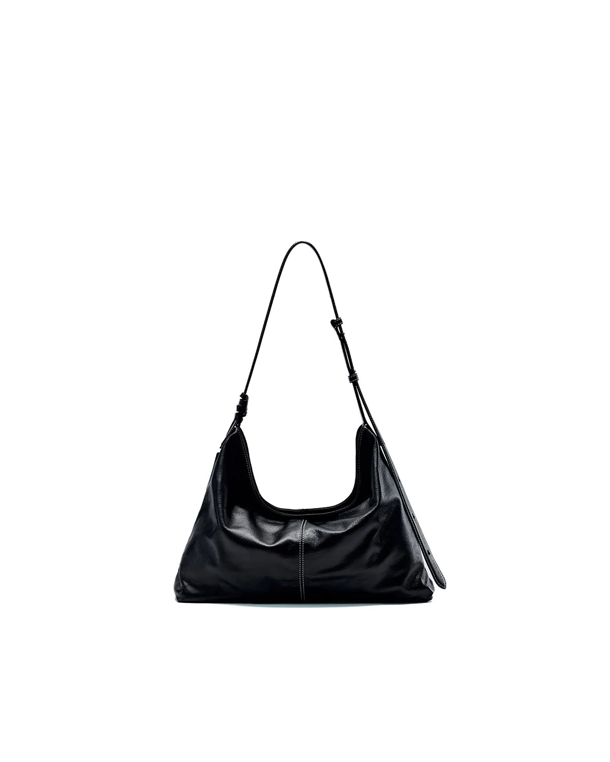 Beersister Thin-Strap Waxed Leather HOBO Bag