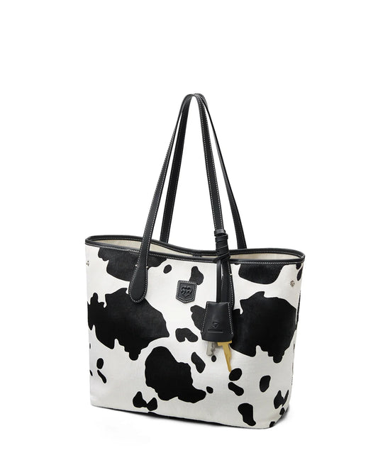 Beersister Cow Print Foldable Tote Bag