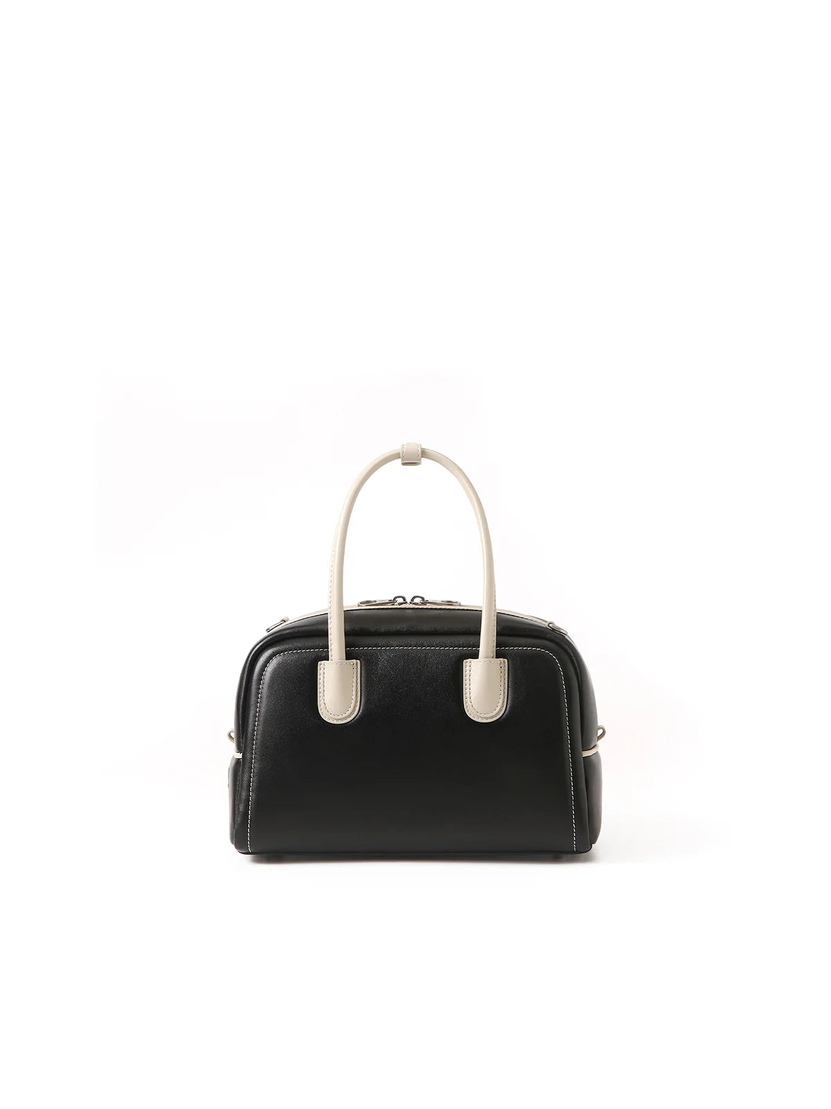Beersister Two-Tone Sheepskin Boston Bag