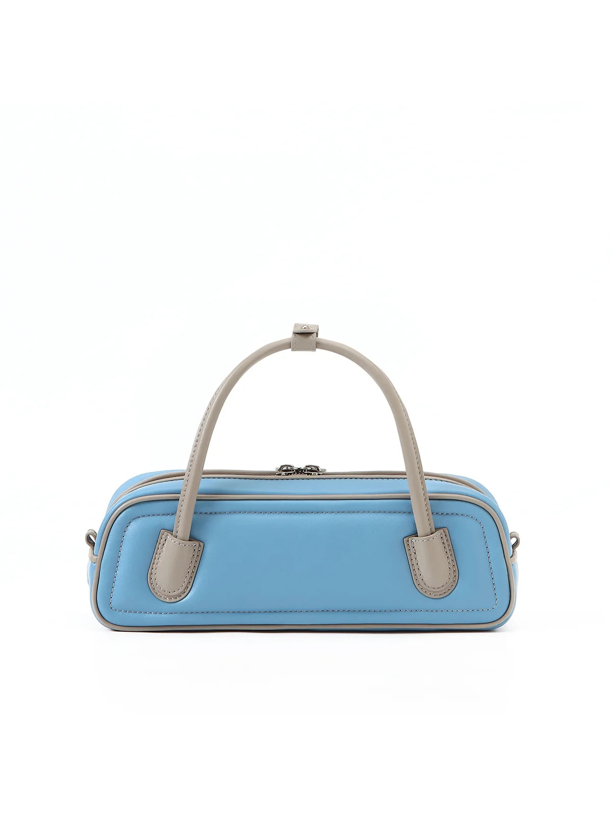 Beersister Two-Tone Lambskin Mini Baguette Bag