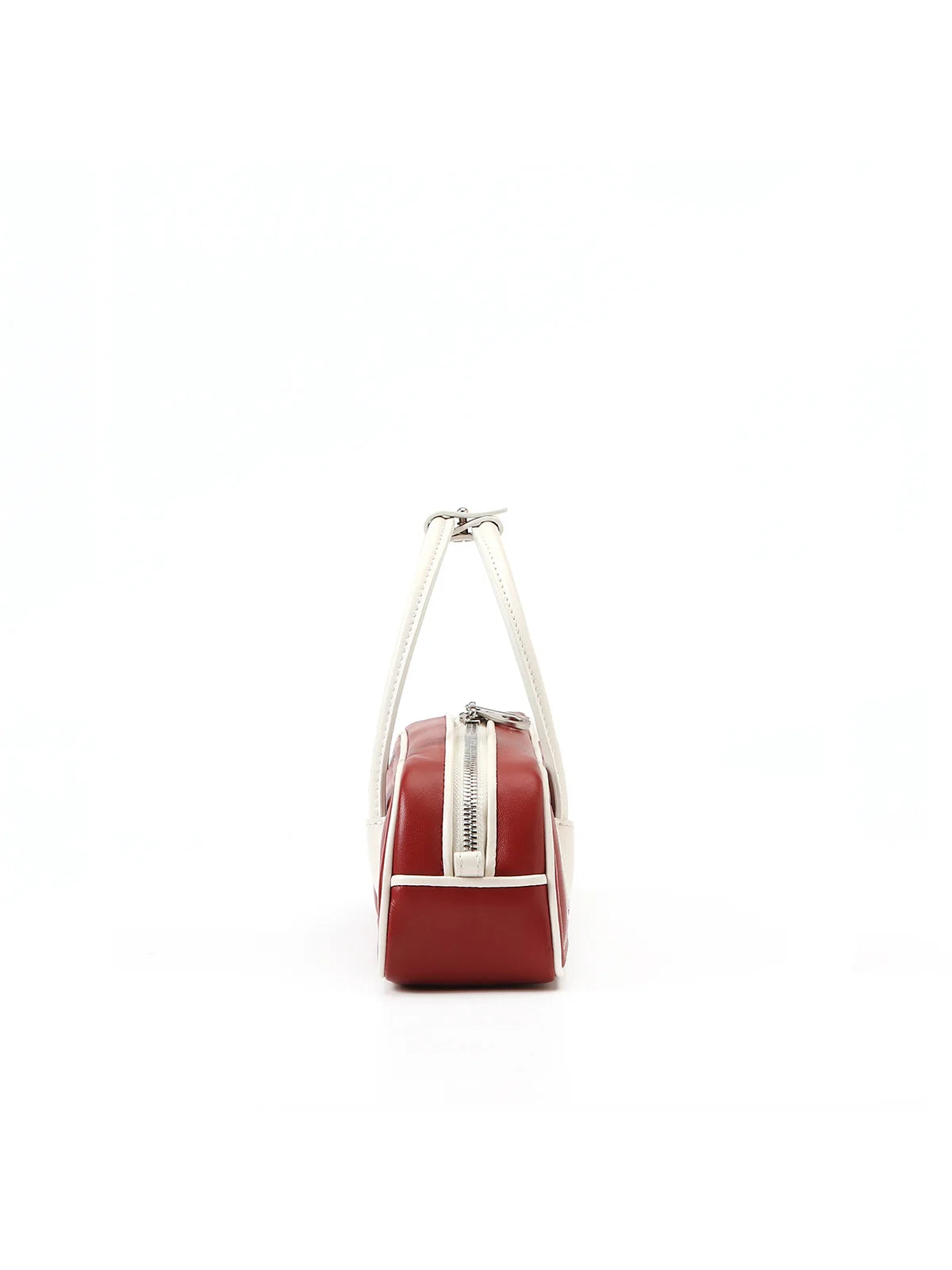 Beersister Two-Tone Lambskin Mini Baguette Bag