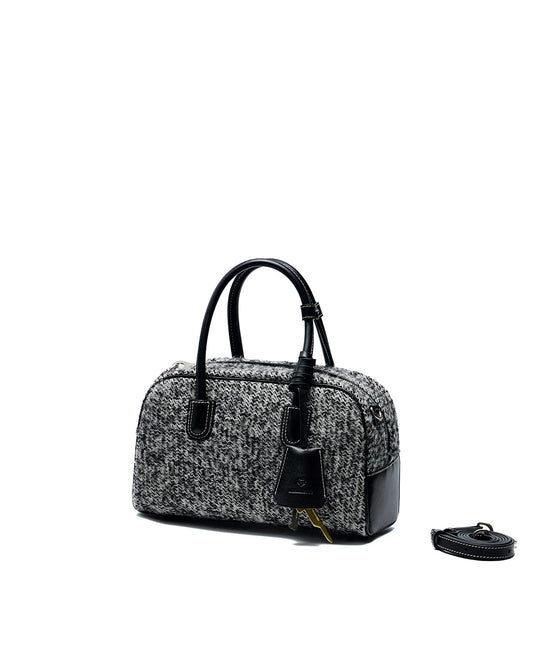 Beersister Vintage Wool Boston Bag