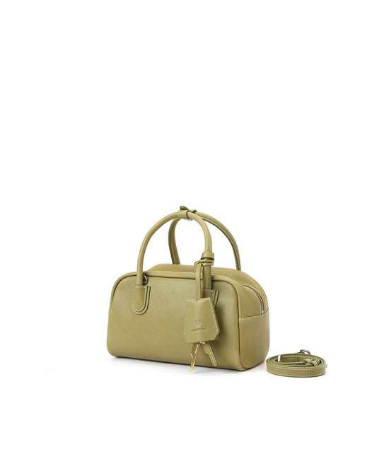 Beersister Vegetable-tanned Goatskin Boston Bag