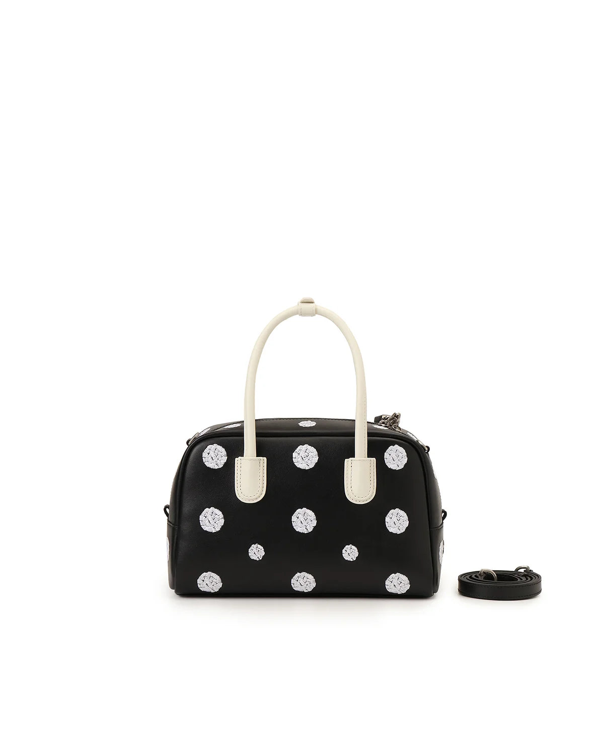 Beersister Embroidered Polka Dot Boston Bag