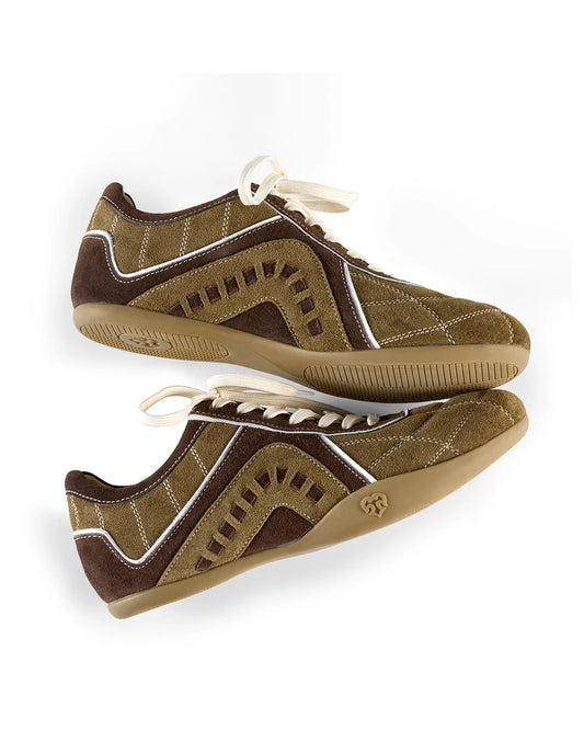 Beersister Two-Tone Suede German Army Trainers