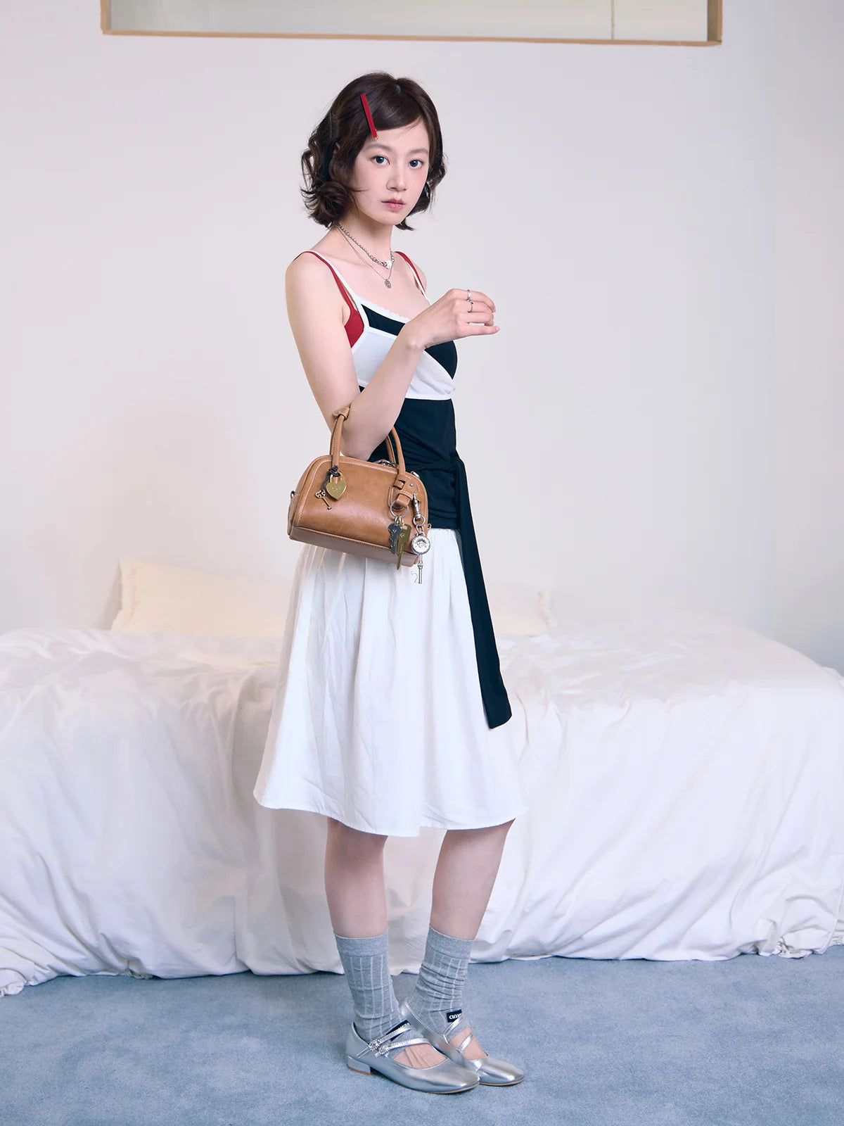 Beersister Waxed Cowhide Mini Boston Bag