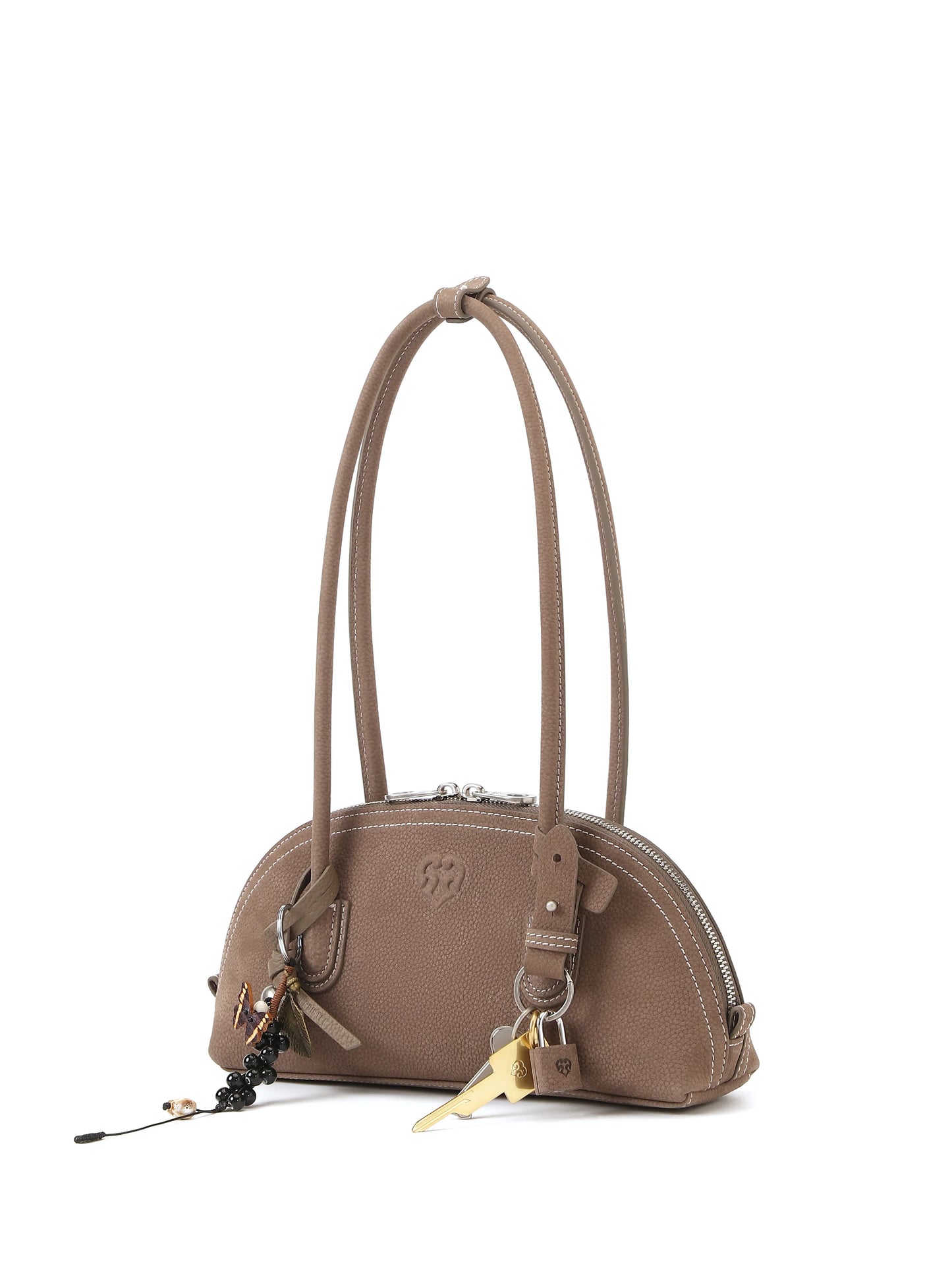 Beersister Suede Leather Mini Shell Bag