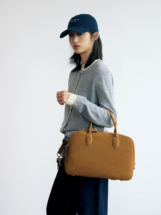 Beersister Suede Briefcase