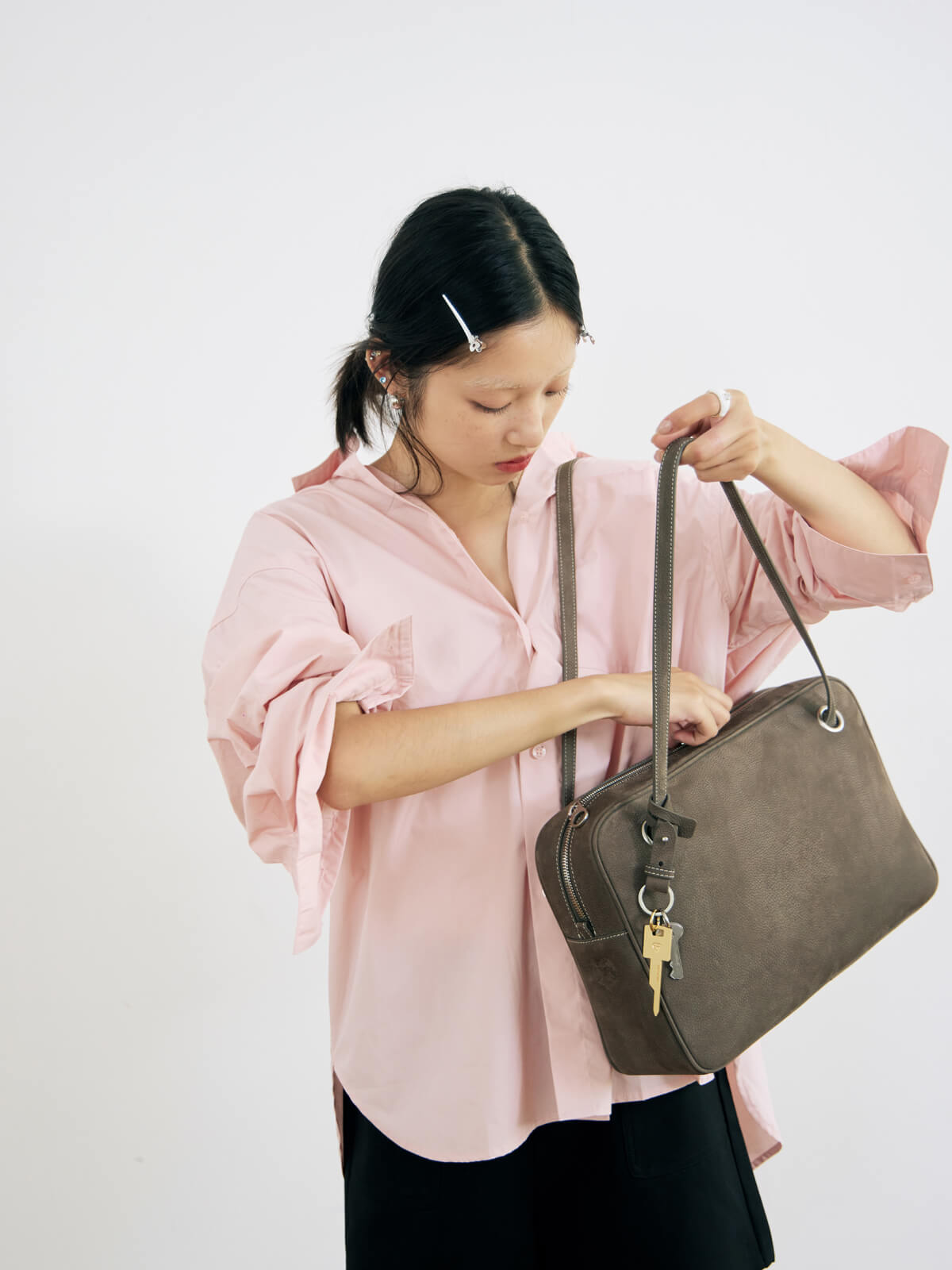 Beersister Commuter Bag Women Grey