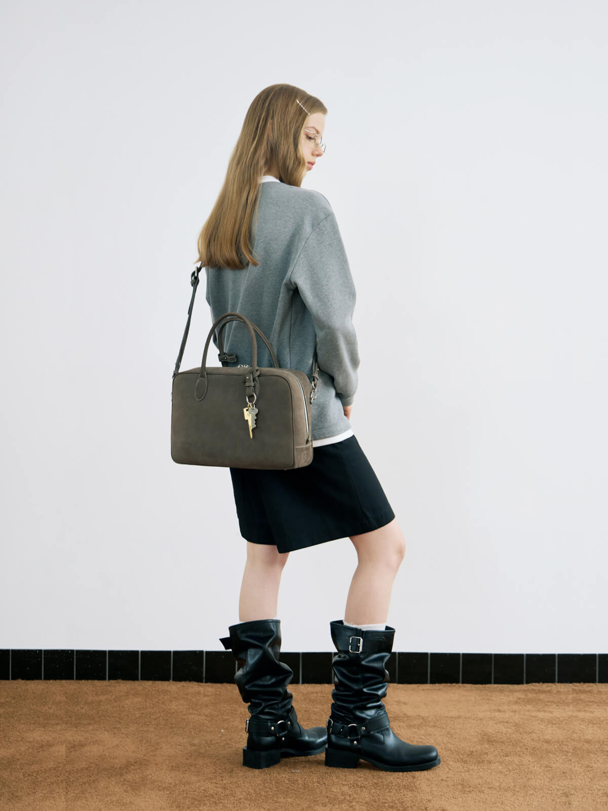 Beersister Suede Briefcase