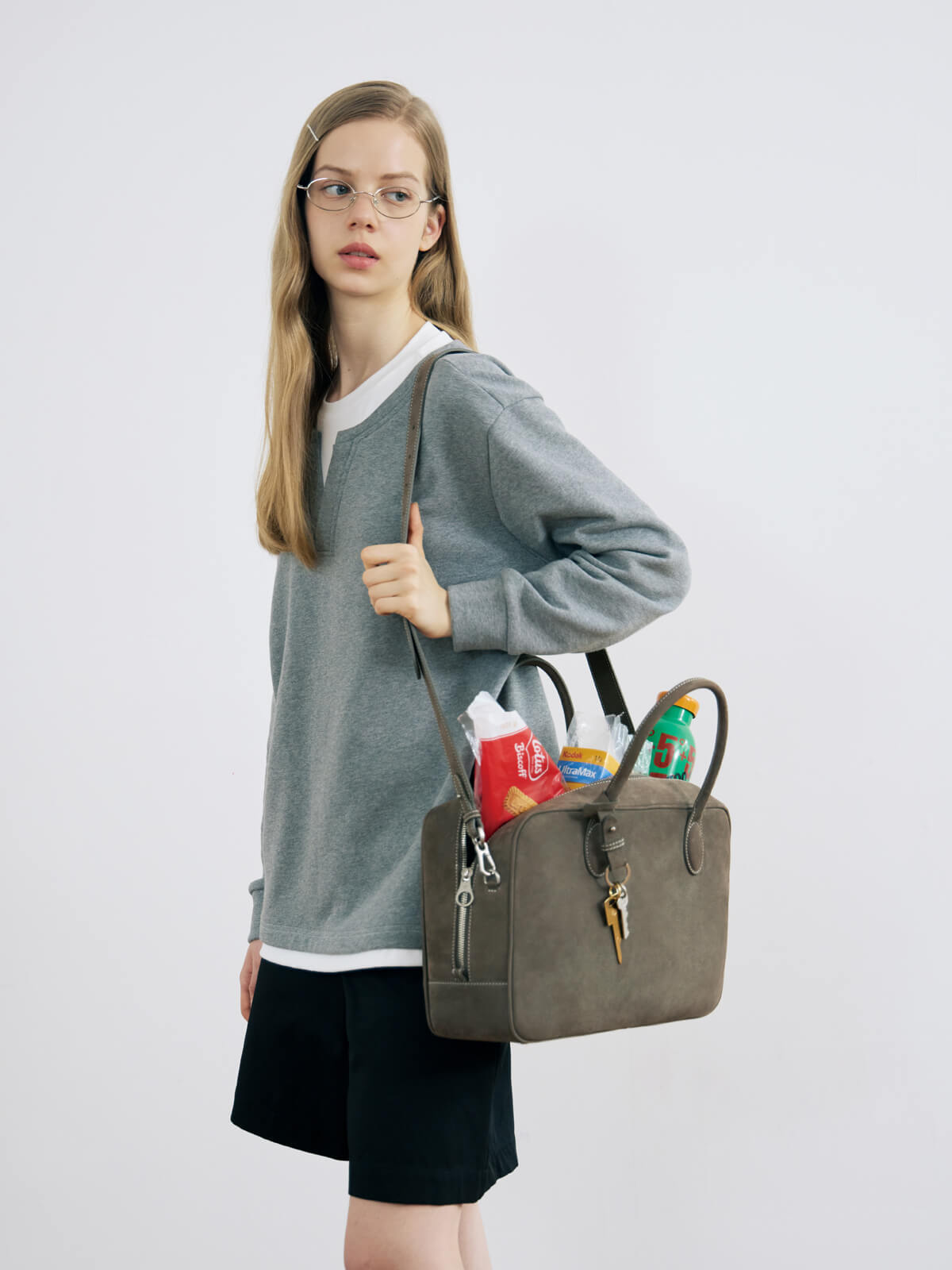 Beersister Suede Briefcase