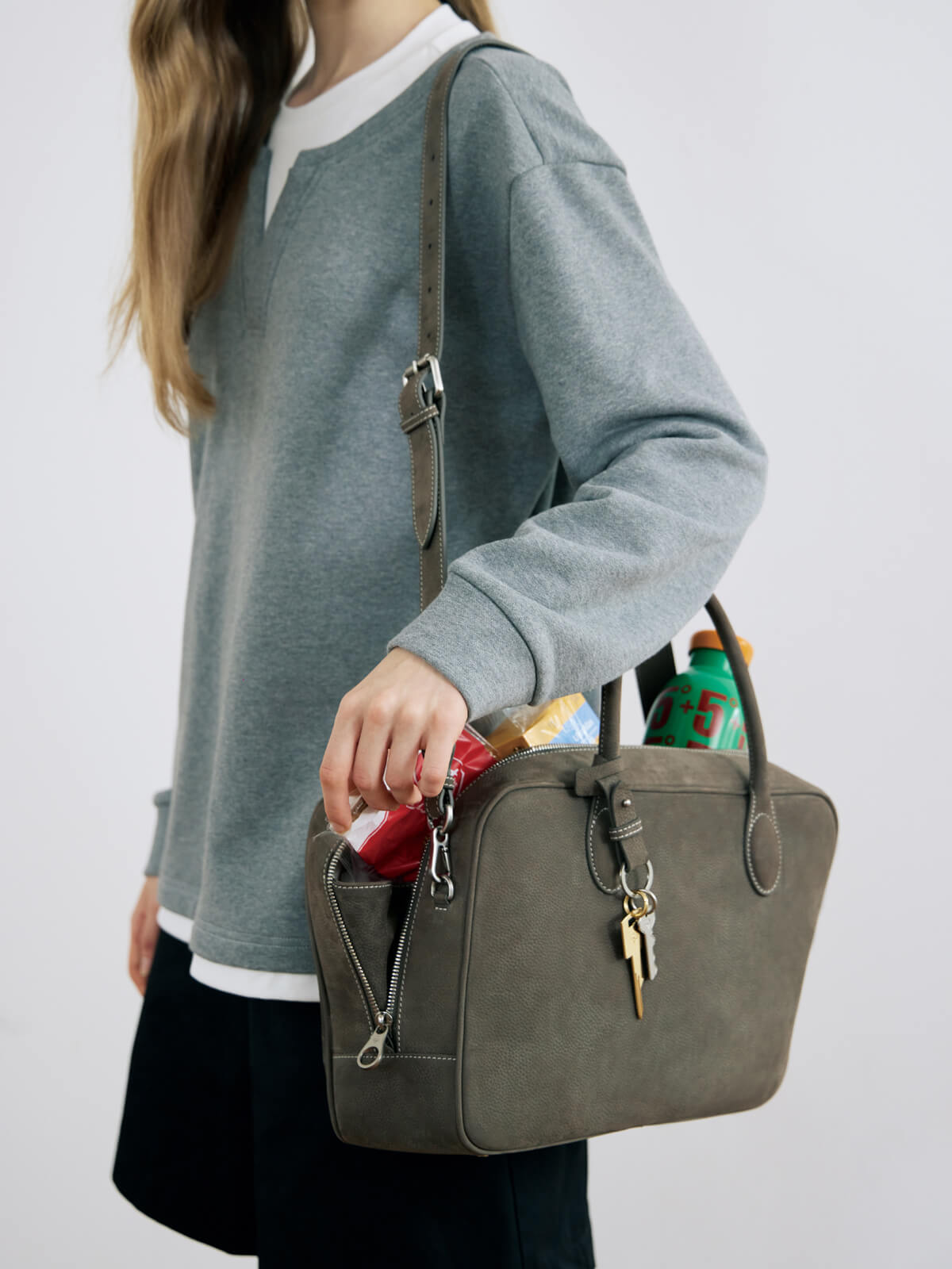 Beersister Suede Briefcase