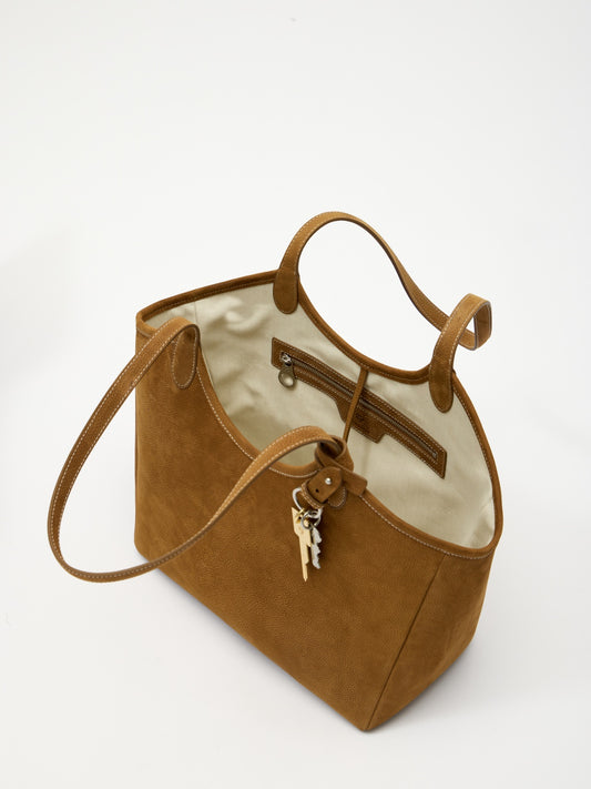 Beersister Shoulder Leather Tote Bag
