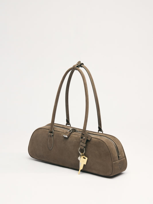 Beersister Leather Baguette Bag