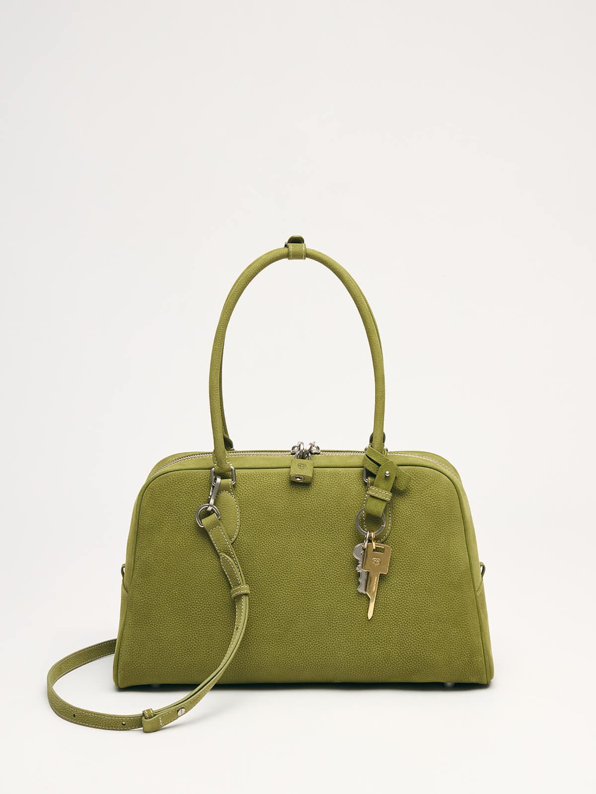 Beersister Bowling Leather Bag Large green
