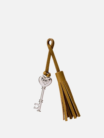 Beersister Heart Key Tassel Pendant