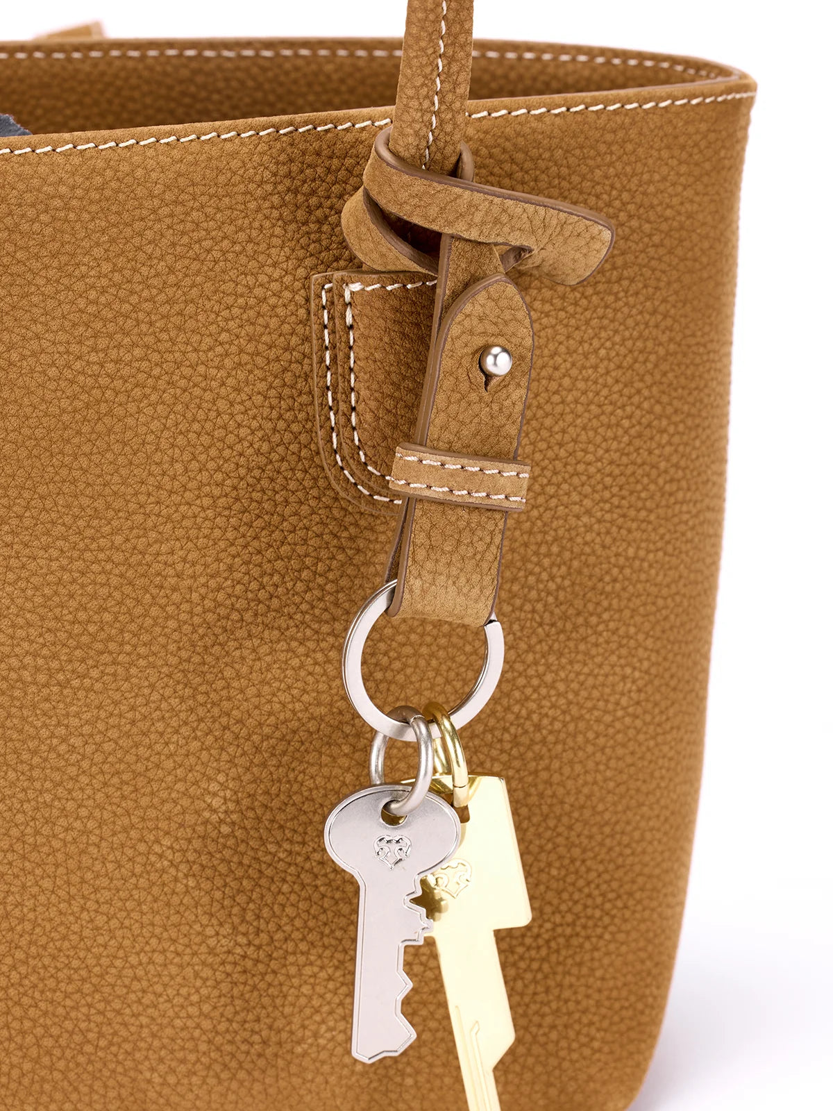 Beersister Small Suede Leather Tote Bag
