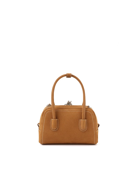Beersister Suede-finished Cowhide Mini Boston Bag