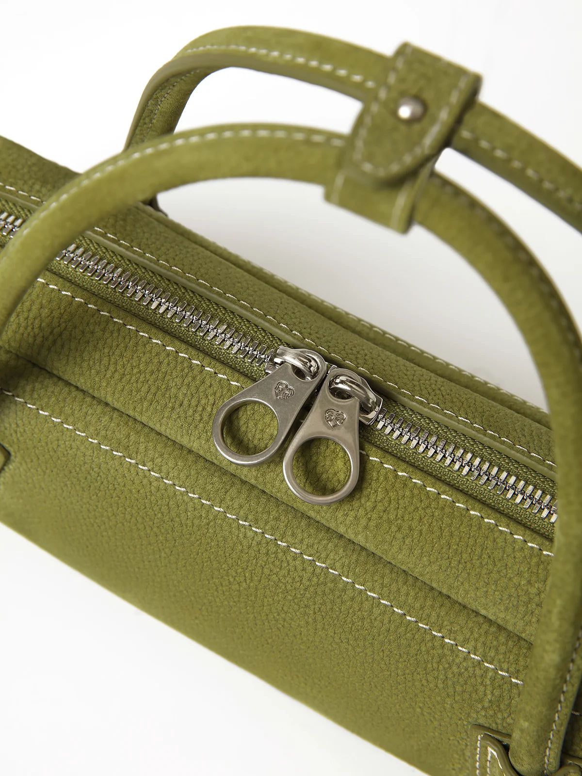 Beersister Suede Leather Mini Baguette Bag