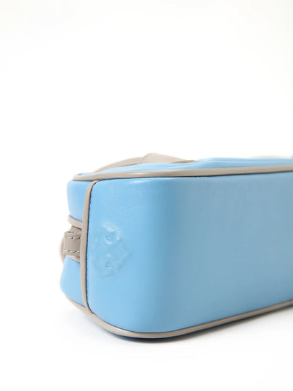 Beersister Two-Tone Lambskin Mini Baguette Bag