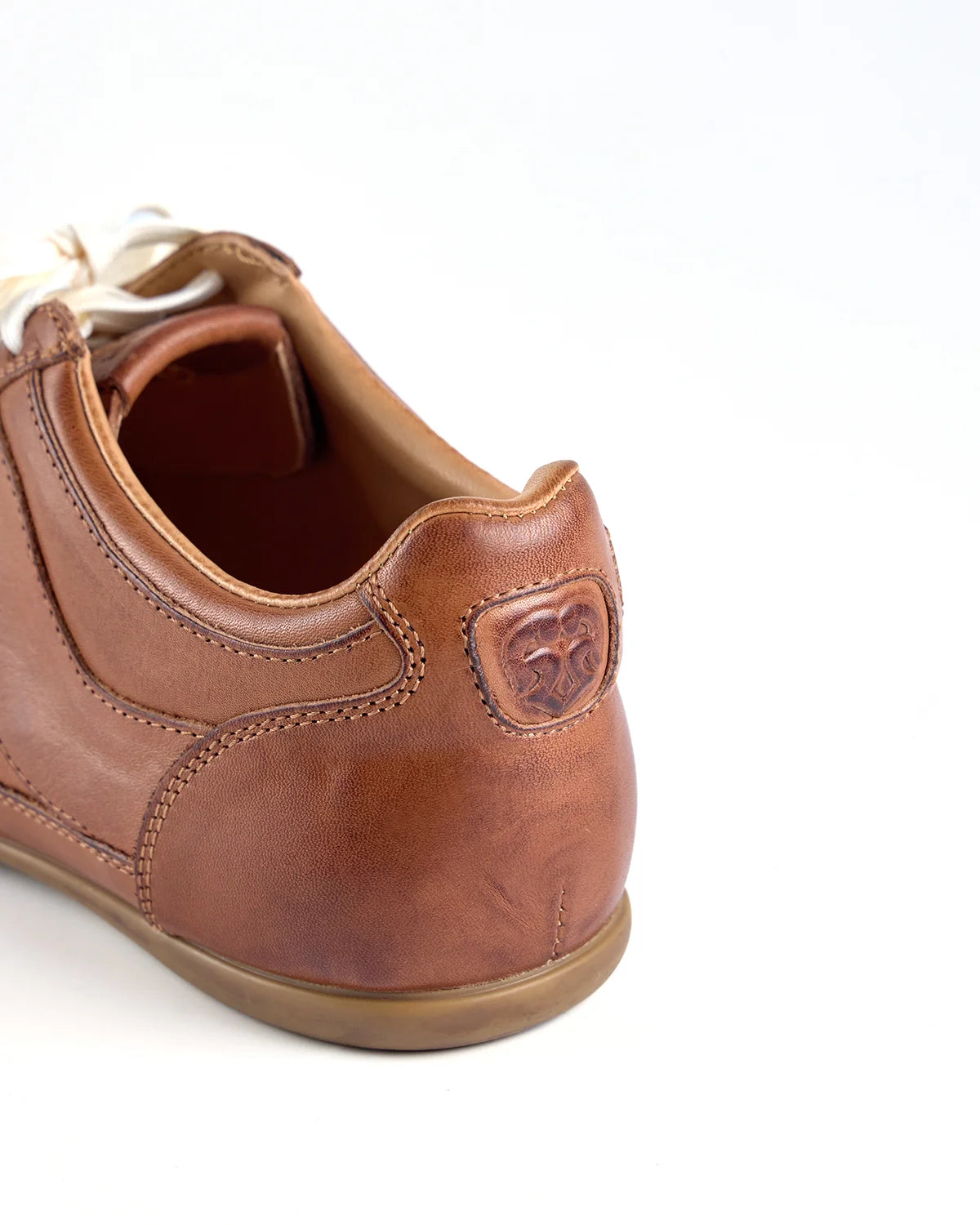Beersister Vintage Waxed Leather German Army Trainers