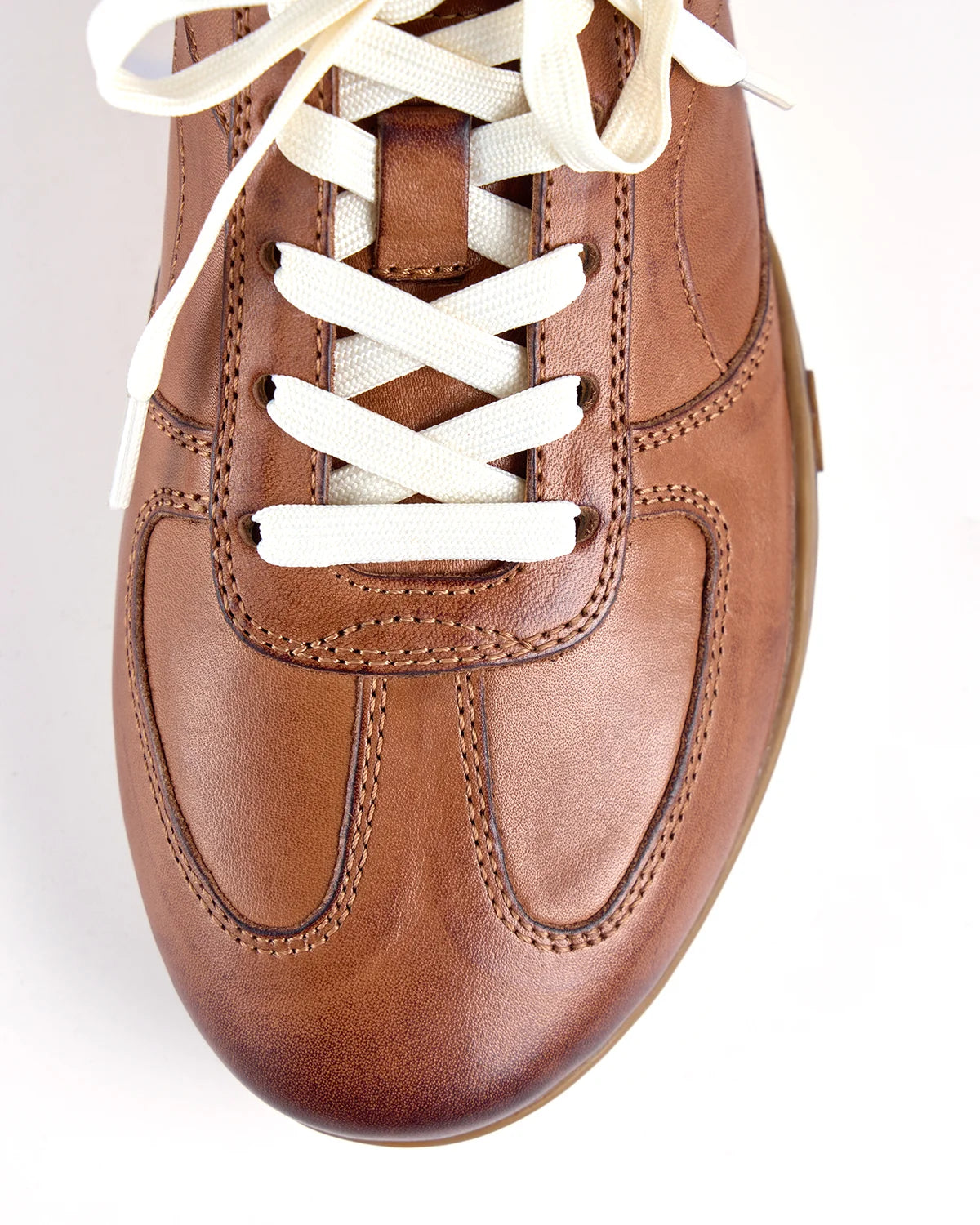 Beersister Vintage Waxed Leather German Army Trainers