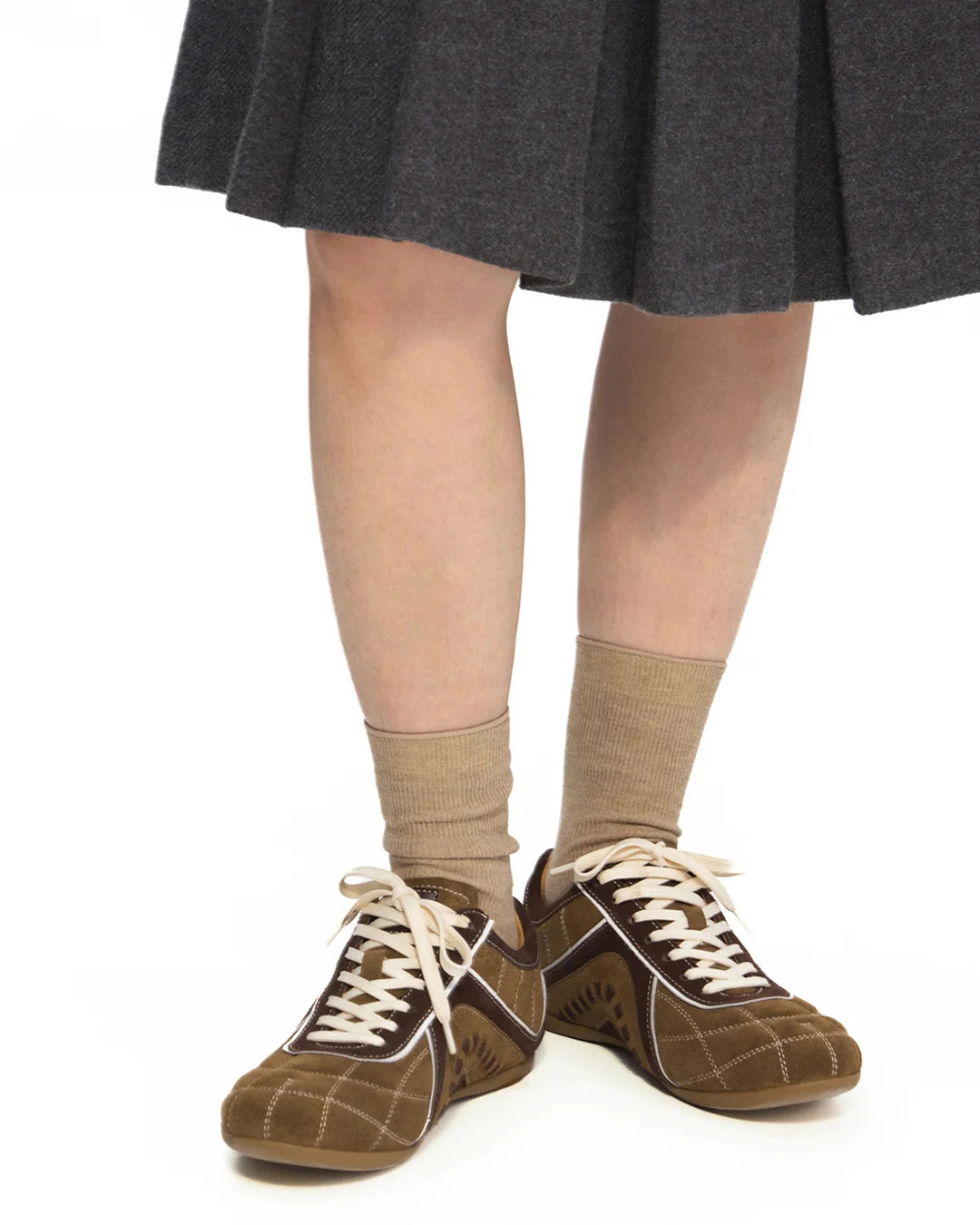 Beersister Two-Tone Suede German Army Trainers