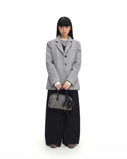 Beersister Vintage Wool Boston Bag