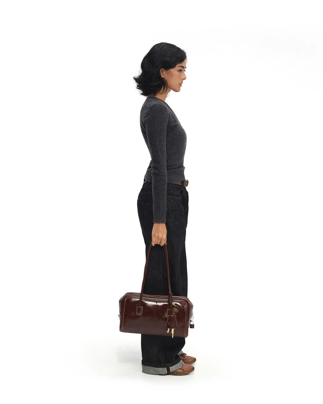 Beersister Vintage Waxed Leather Briefcase