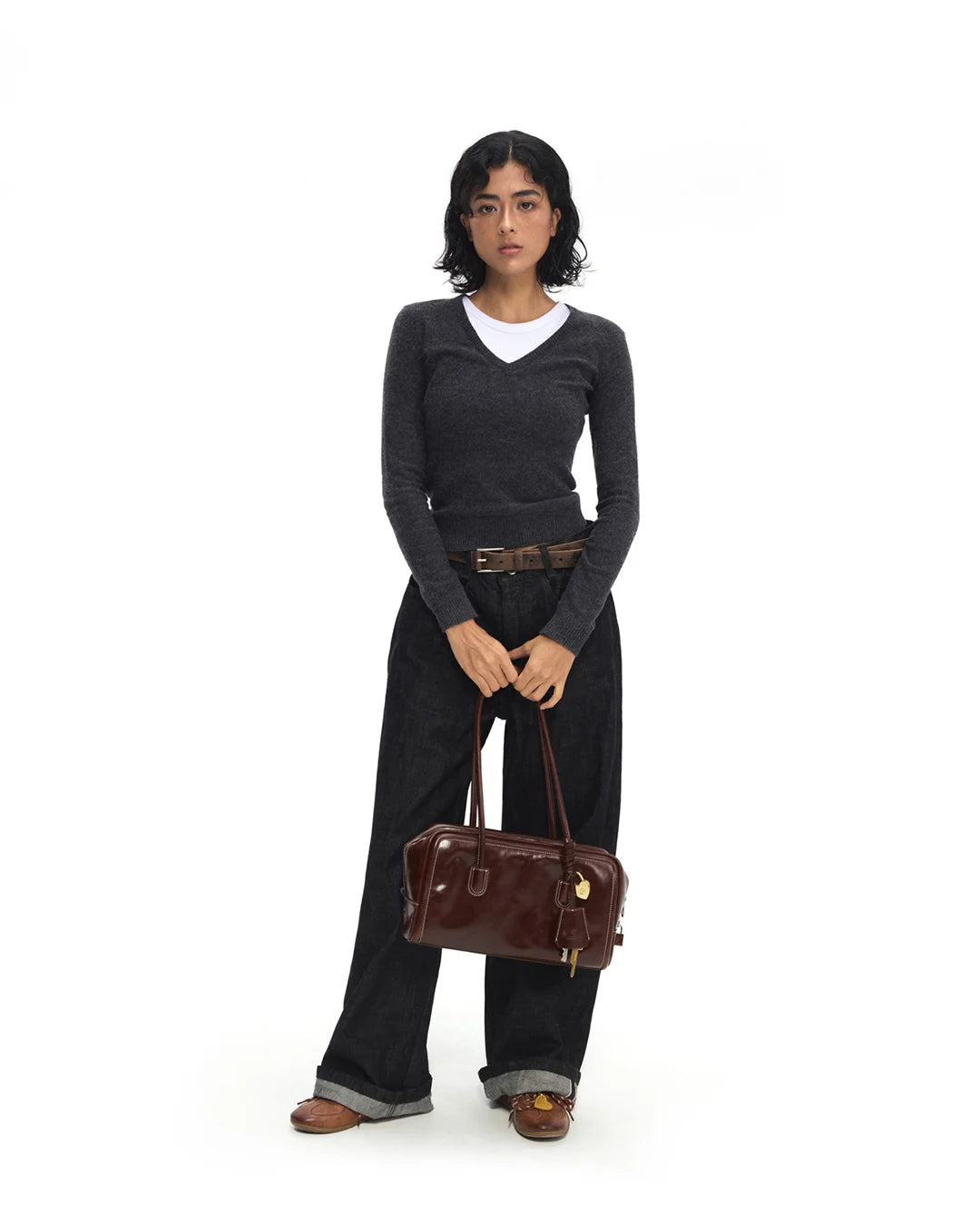 Beersister Vintage Waxed Leather Briefcase