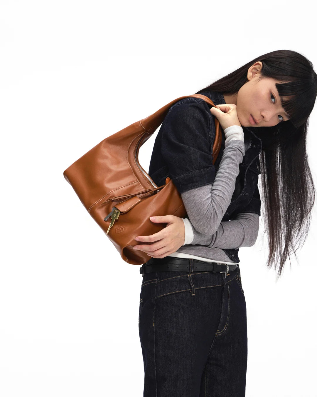 Beersister Waxed Leather HOBO Bag