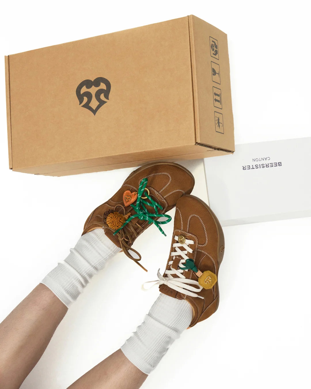 Beersister Top-grain Cowhide German Army Trainers