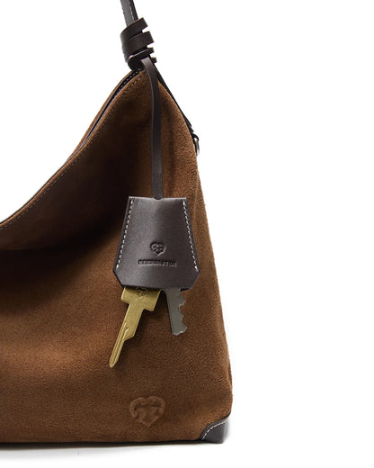 Beersister Suede Cowhide Hobo Bag