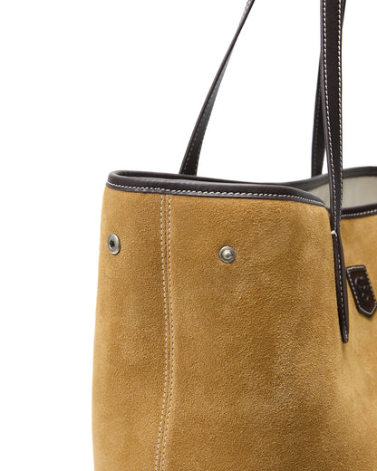 Beersister Suede Cowhide Foldable Tote Bag