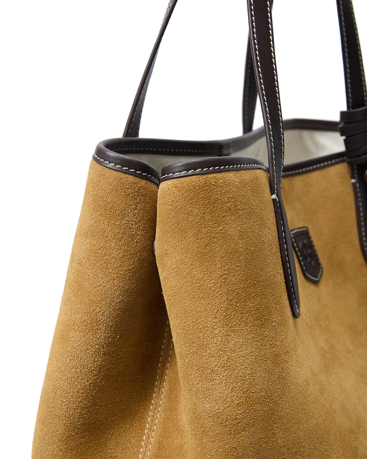 Beersister Suede Cowhide Foldable Tote Bag