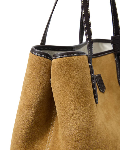 Beersister Suede Cowhide Foldable Tote Bag