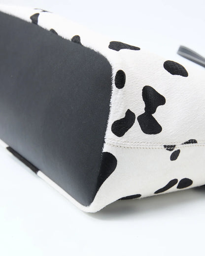 Beersister Cow Print Foldable Tote Bag